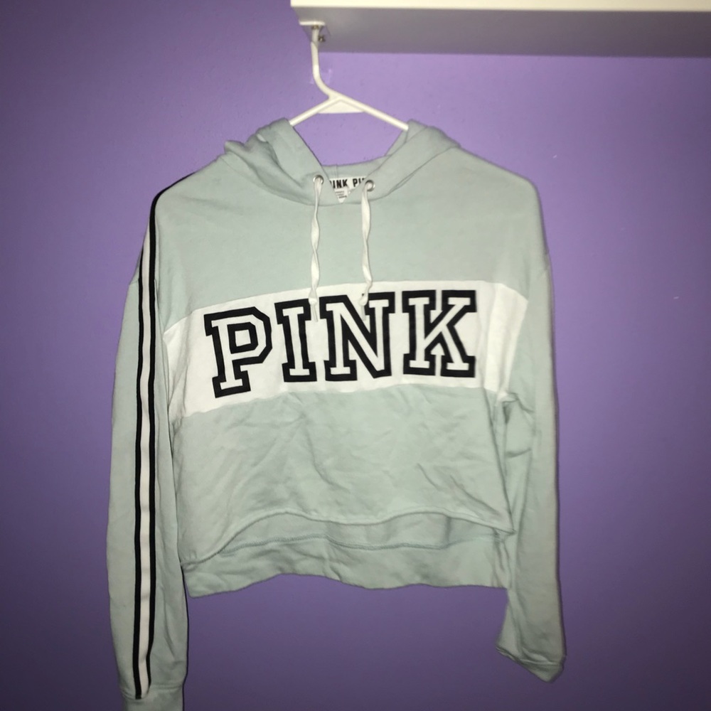 cropped sweatshirt from pink